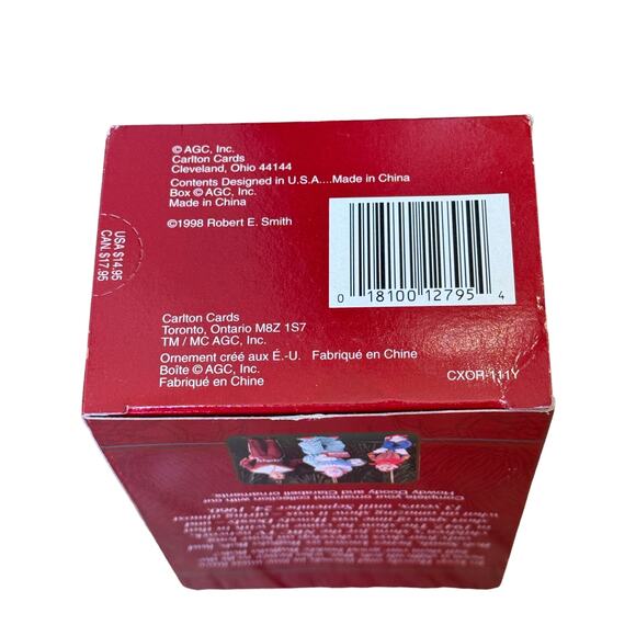 Vintage 90s Carlton Cards Heirloom Buffalo Bob Ornament Howdy Doody Show w/Box - Picture 8 of 16